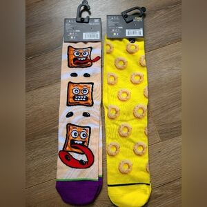Odd Sox cheerios Cinnamon Toast Crunch Cereal Socks